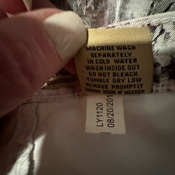 HYBRID Metallic Jeans 16 Festival Rockstar Unique Stretch Stunning Disco Dancing - Picture 10 of 10